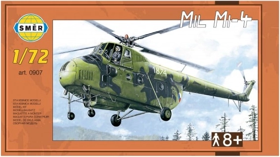 Πλαστικό μοντέλο ελικοπτέρου Mil Mi-4 σε κουτί