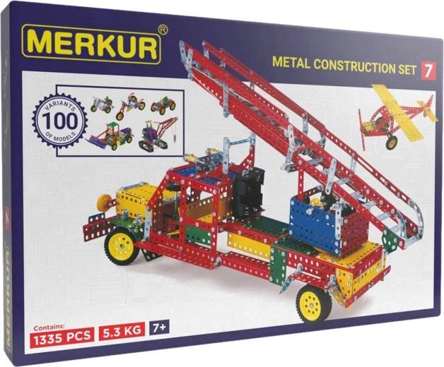 Κατασκευαστικό σετ MERKUR 7 – 100 μοντέλα, 1124 κομμάτια
