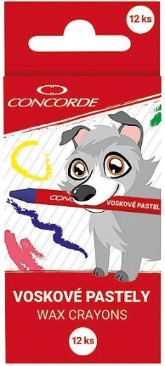 Κηρομπογιές CONCORDE 12 χρώματα