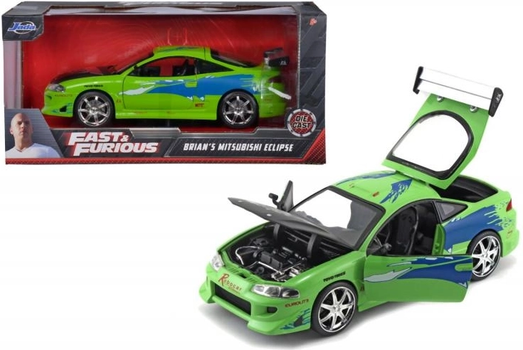 Μεταλλικό μοντέλο αυτοκινήτου Mitsubishi Eclipse 1995 1:24 – Fast & Furious