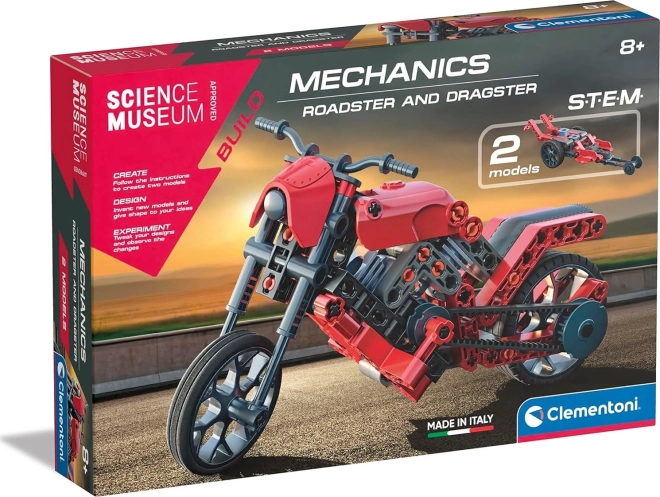 CLEMENTONI SCIENCE & PLAY μηχανικό εργαστήριο: roadster και dragster 2 σε 1