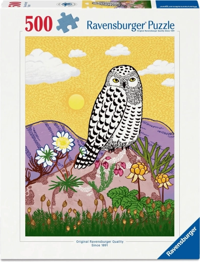 Παζλ Ravensburger Χιονισμένη κουκουβάγια 500 κομμάτια