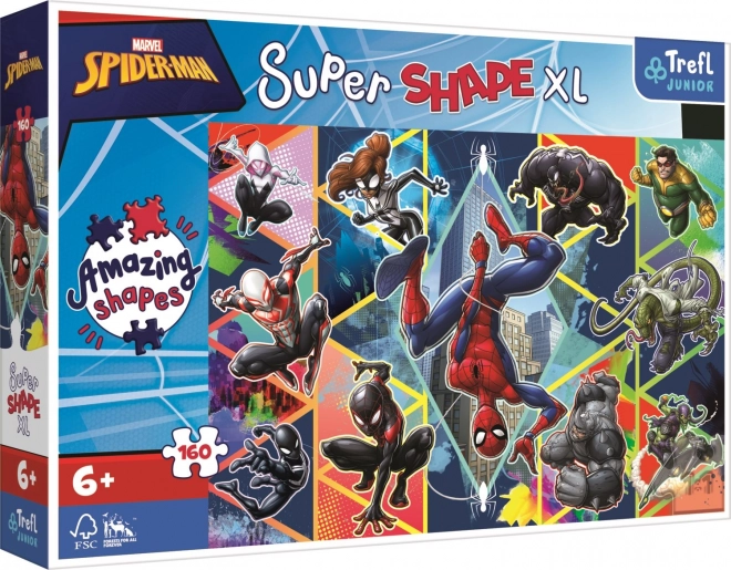 Παζλ 160 τεμαχίων XL Super Shape – έλα μαζί με τον Spider‑Man