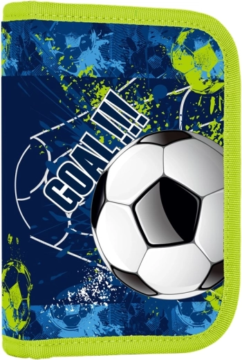 Σχολική κασετίνα με 2 πτερύγια Ποδόσφαιρο, άδεια