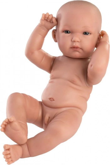 Llorens New Born αγοράκι – ρεαλιστική κούκλα μωρό 35 cm με ολόσωμο βινύλινο σώμα