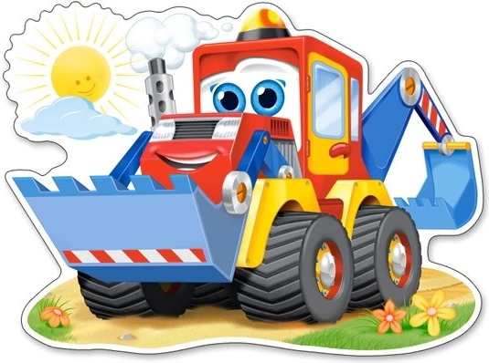 Παζλ 12 τεμαχίων Maxi Funny Digger