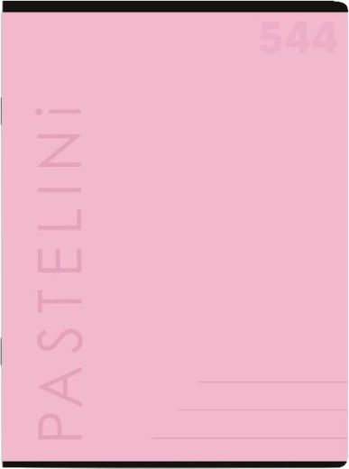 Τετράδιο A5 Pastelini ροζ, ριγέ (40 φύλλα)