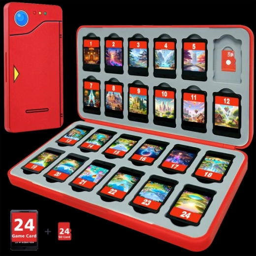 Θήκη FUNLAB Pokédex για 24 κάρτες παιχνιδιών Nintendo Switch