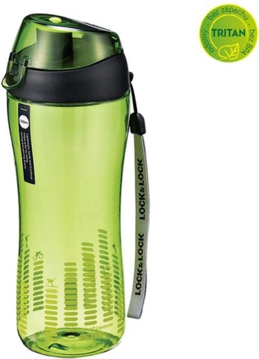 Αθλητικό μπουκάλι νερού Tritan Lock 550 ml – πράσινο