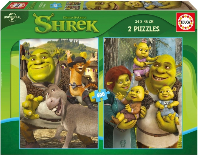 Παζλ Educa Shrek 2 x 500 κομμάτια