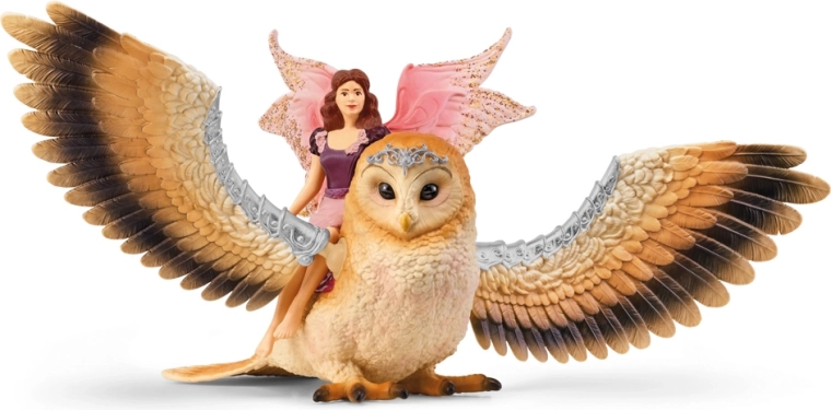 Schleich Bayala νεράιδα σε ιπτάμενη κουκουβάγια