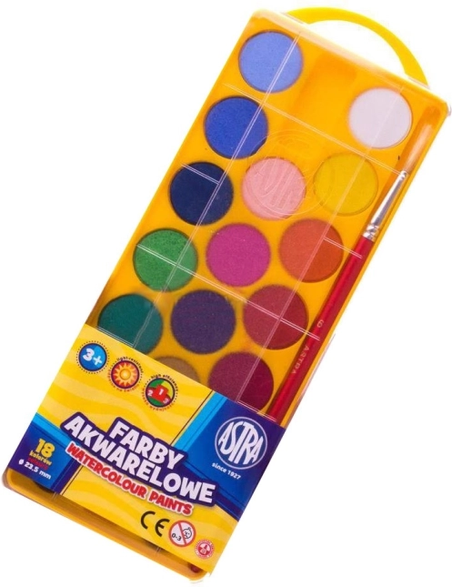 Νερομπογιές ASTRA 18τμχ