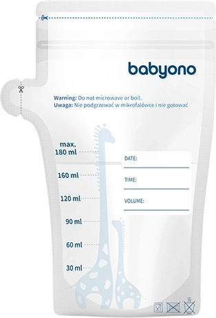 Σακουλάκια για μητρικό γάλα 180 ml – 30 τεμ. BabyOno
