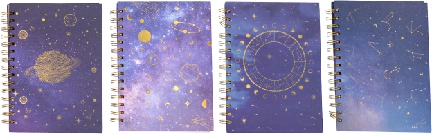Σπιράλ γραμμωμένο σημειωματάριο 15 × 21 cm Zodiac, 100 σελίδες