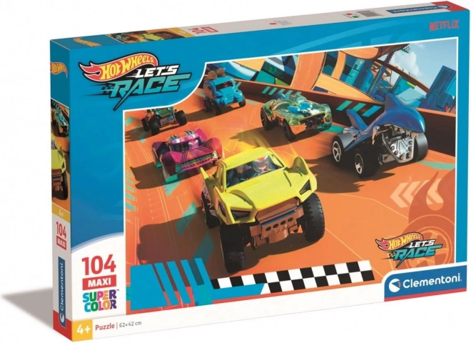 Παζλ 104 maxi Hot Wheels – Clementoni