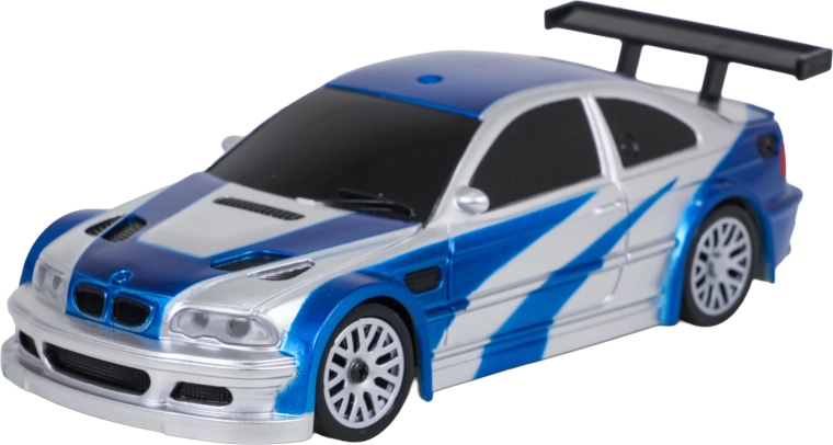 Τηλεκατευθυνόμενο αυτοκίνητο drift 1:43, μπλε, με αξεσουάρ