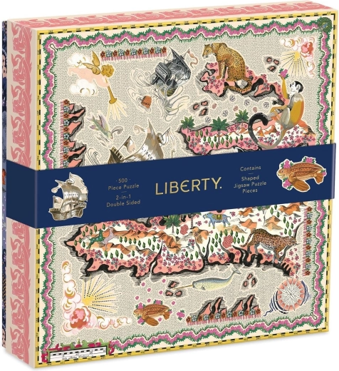 Galison διπλής όψης παζλ 2 σε 1 Liberty Maxine London 500 κομματιών