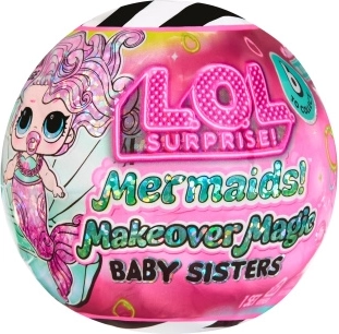L.O.L. Surprise Mermaids Makeover Magic Baby Sisters συλλεκτική κούκλα που αλλάζει χρώμα