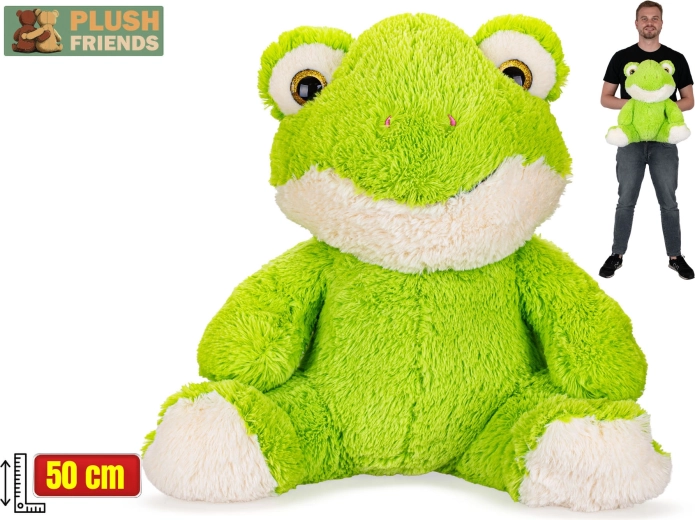 Plush Friends λούτρινος βάτραχος καθιστός 50 cm