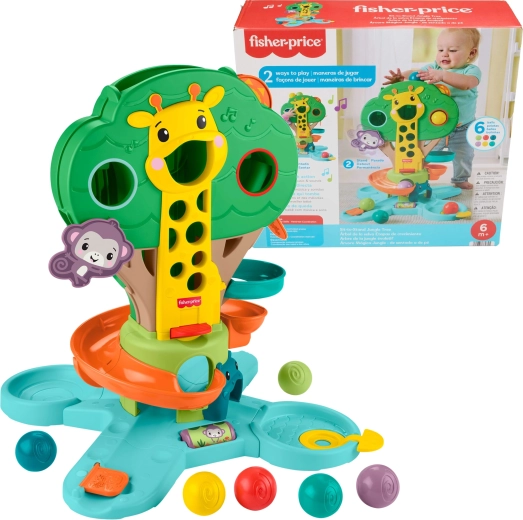 Fisher-Price ενεργό δεντράκι με μπαλάκια από το κάθισμα μέχρι την όρθια στάση