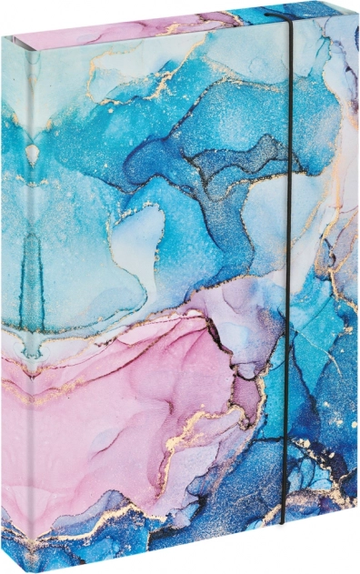 Φάκελοι για σχολικά τετράδια A4 Jumbo Marble Pink