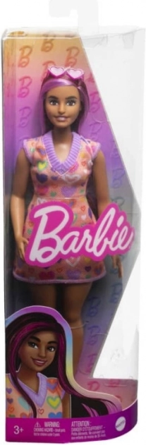 Κούκλα Barbie Fashionistas με φόρεμα με καρδιές