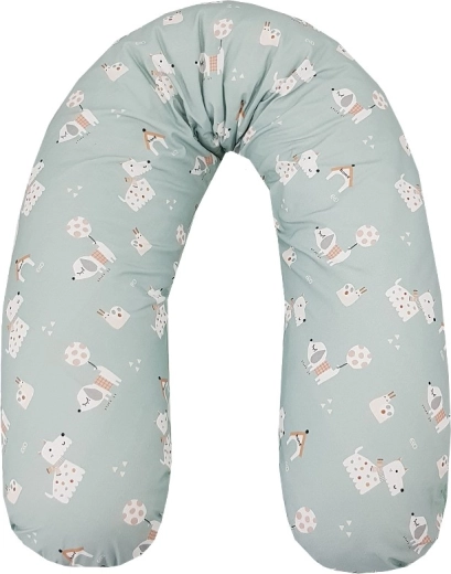 Μαξιλάρι θηλασμού EKO bees beige 180 cm