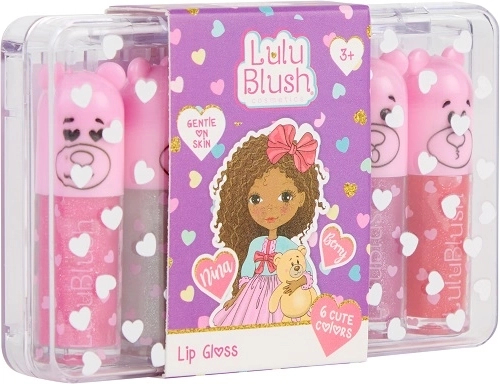 Create It! LuluBlush παιδικά lip gloss – σετ 6 τεμ.