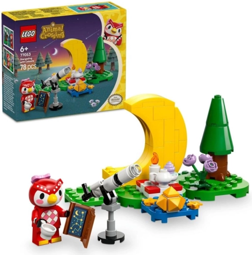 LEGO ANIMAL CROSSING παρατήρηση αστεριών με τη Celeste