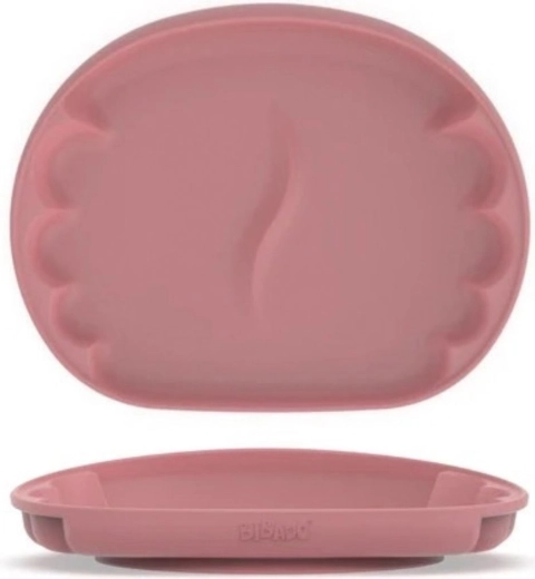 BIBADO Learning Curve™ σιλικονούχο πιάτο με βεντούζα Blush
