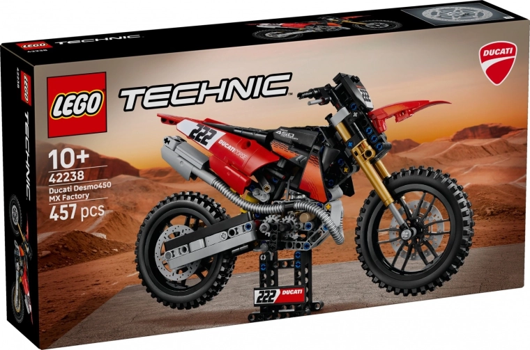 LEGO Technic μοτοσικλέτα Ducati Desmo450 MX Factory 42238