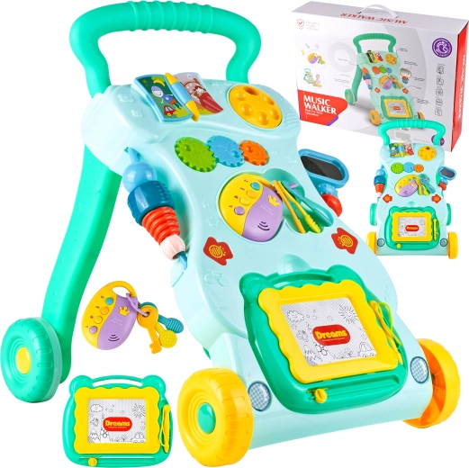 Περπατούρα με τραπεζάκι και κλειδάκια – πράσινη