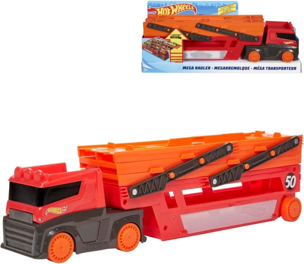 Mega Transporter Hot Wheels 50ή επέτειος