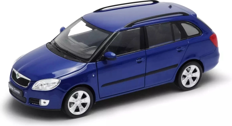 Welly Škoda Fabia Combi II 2009 μπλε 1:24