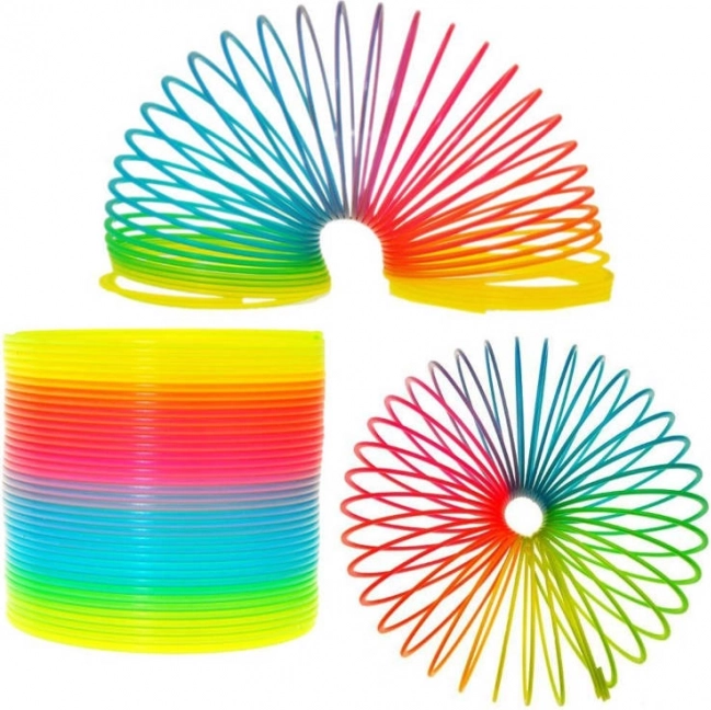 Ουράνιο τόξο περλέ ελατηριάκι για παιχνίδι