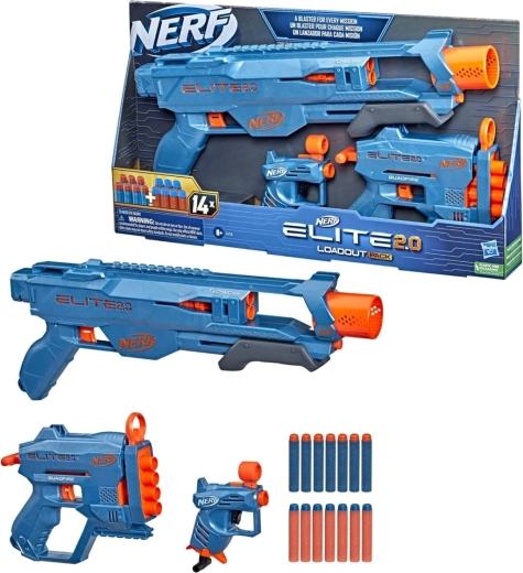 Nerf Elite 2.0 Loadout Pack – σετ τριών μπλάστερ με βελάκια