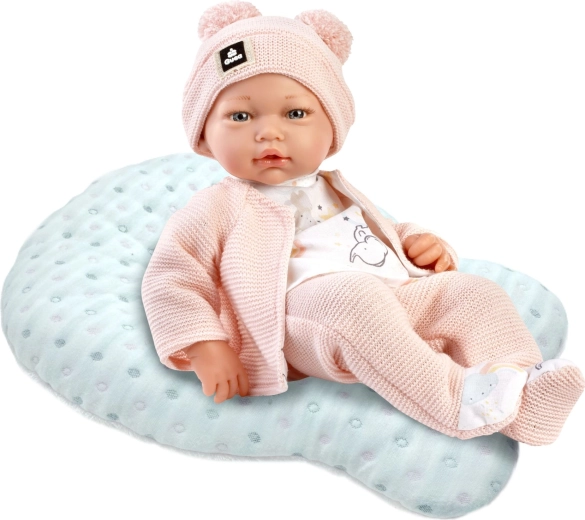 Ρεαλιστική κούκλα μωρό Guca New Born με μαλακό υφασμάτινο σώμα 36 cm