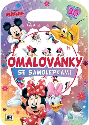 Μπλοκ ζωγραφικής με αυτοκόλλητα Minnie