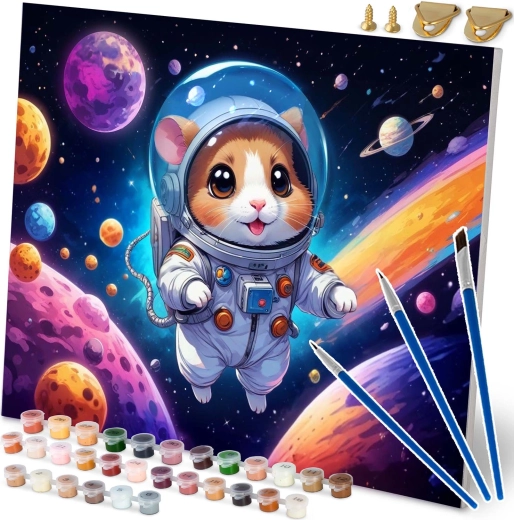 Ζωγραφική με αριθμούς 40 × 50 cm Astronaut Massido
