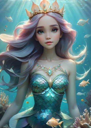 Παζλ Όμορφη Γοργόνα 300 κομμάτια BLUEBIRD
