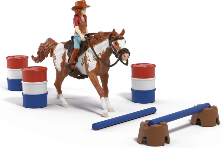 Schleich Horse Club Hannah με άλογο και εμπόδια – γουέστερν περιπέτεια