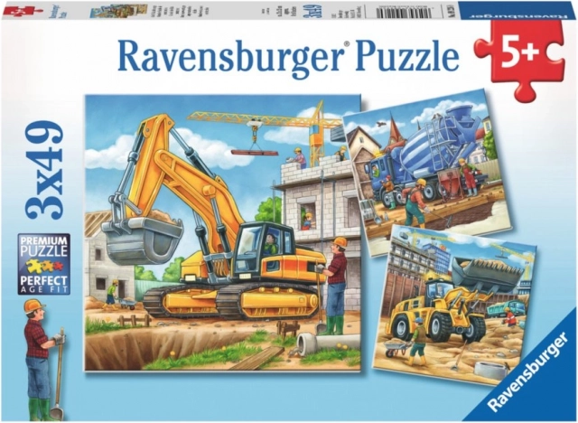 Παζλ μεγάλα κατασκευαστικά μηχανήματα Ravensburger