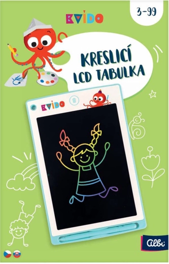 ALBI Kvído πράσινος πίνακας ζωγραφικής LCD