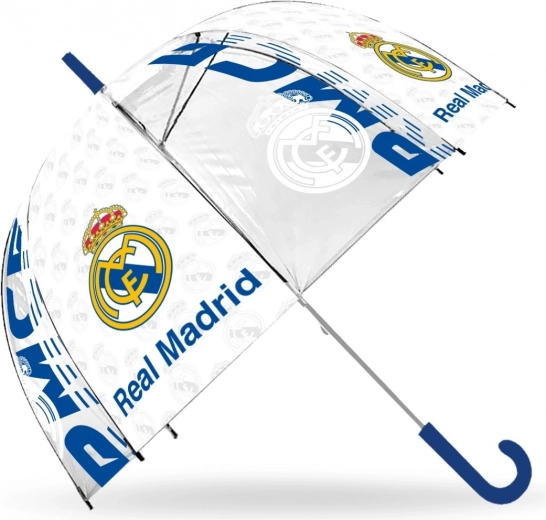 διαφανής παιδική ομπρέλα χειροκίνητη real madrid 19″