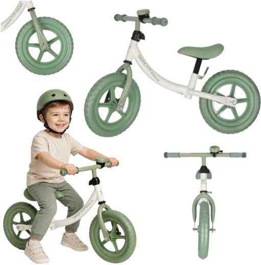 Ποδήλατο ισορροπίας Trike Fix με κουδούνι πράσινο