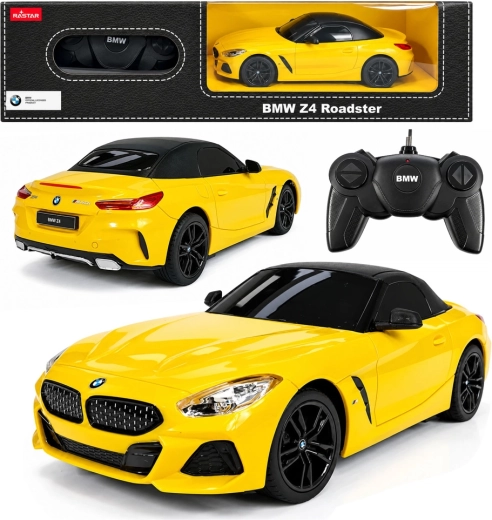 RC αυτοκίνητο BMW Z4 Roadster 1:18 κίτρινο