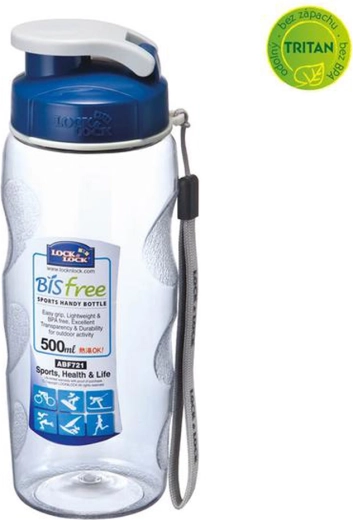 Πλαστικό μπουκάλι νερού Bisfree 500 ml μπλε