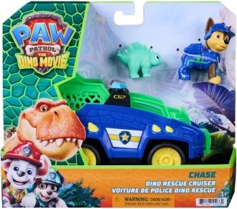 PAW Patrol: Dino Rescue Cruiser όχημα διάσωσης από την ταινία Dino με φιγούρες Chase