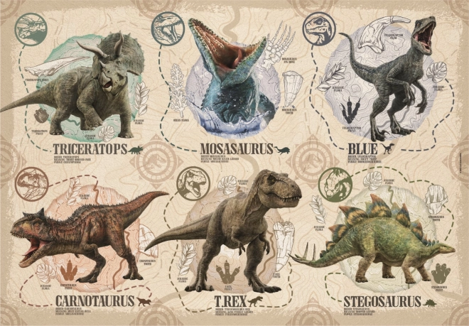 Παζλ Jurassic World 104 κομμάτια CLEMENTONI