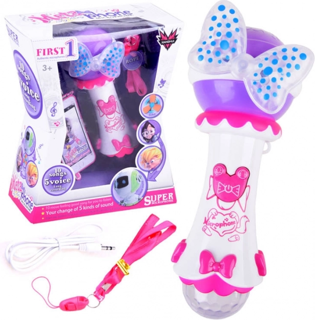 Παιδικό μικρόφωνο καραόκε με ηχογράφηση και MP3 – Μικρόφωνο